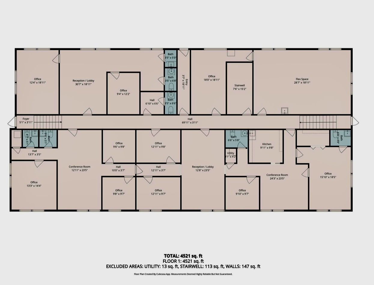 Main Street Office floor plan